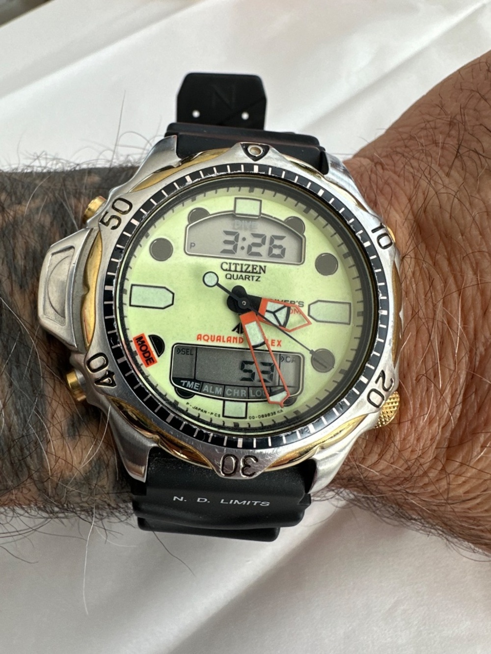 Vintage Citizens Dive Watch Aqualand Duplex - Picture 5 of 6
